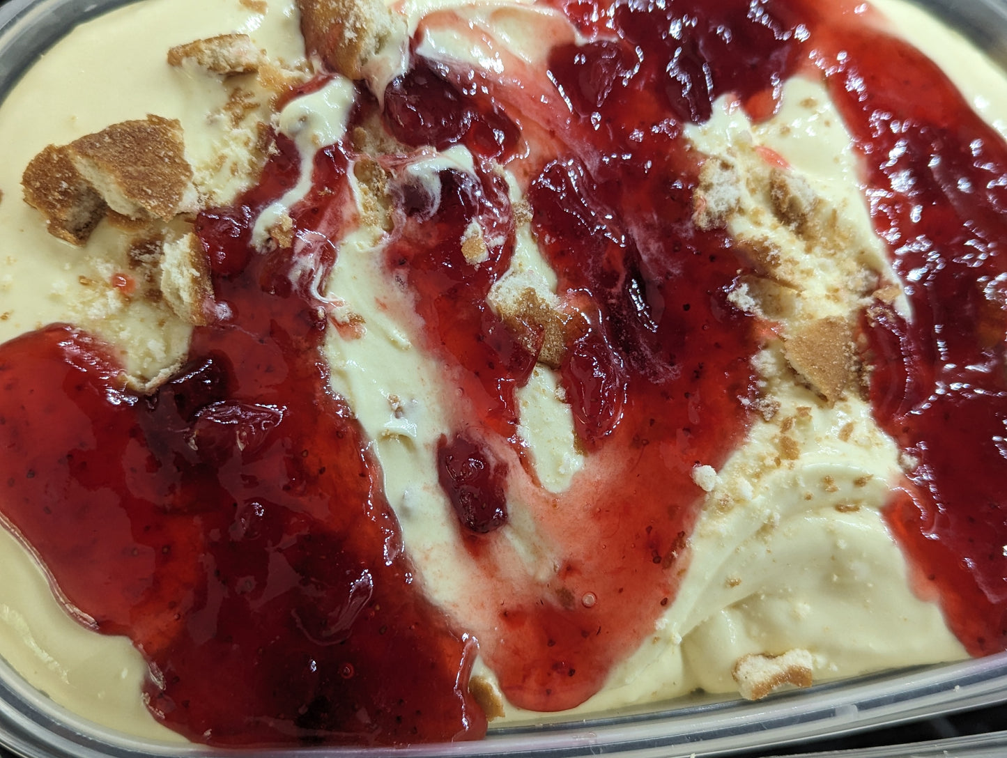 Banana Pudding with Strawberry
